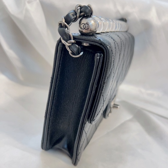 CHANEL Goatskin Quilted Small Chic Pearls Flap Bag - Picture 4 of 14